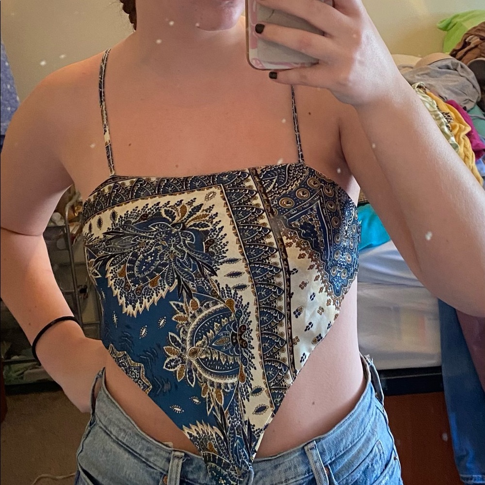 Reversible Bandana Top